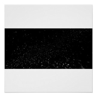 Kosmischer Staub in der Leere Poster