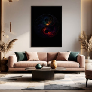 Kosmischer Strudel Leinwanddruck
