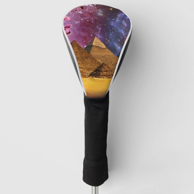 kosmischer Sturm über dem Untergrund Golf Headcover (Vorderseite)