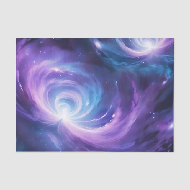 Kosmischer Swirl Dreamy Galaxy Seidenpapier (Vorderseite)