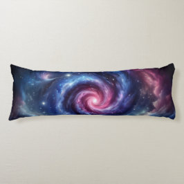 Kosmischer Swirl - Galaxie-Design Seitenschläferkissen
