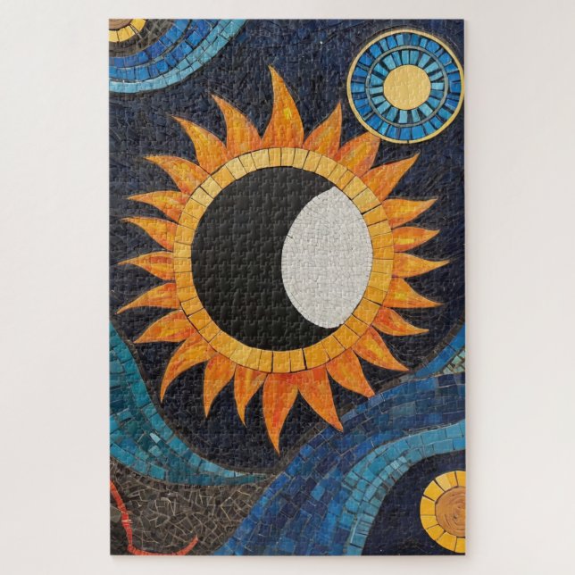 Kosmischer Tanzmosaik Puzzle (Vertikal)