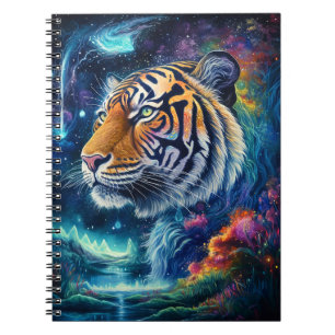 Kosmischer Tiger Notizblock