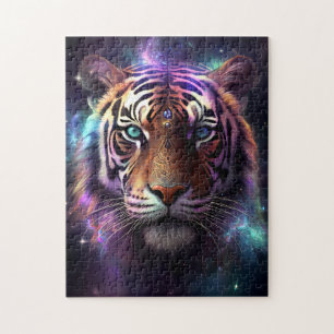 Kosmischer Tiger Puzzle