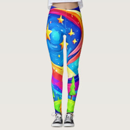 Kosmischer Traum: Ein Abenteuer der Prominenz Leggings