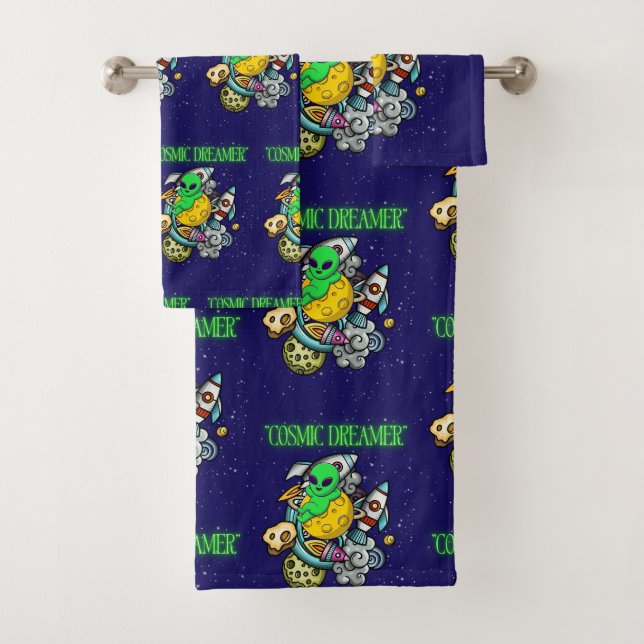 kosmischer Träumer Badhandtuch Set (Insitu)