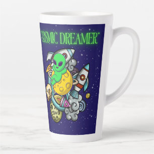 kosmischer Träumer Milchtasse