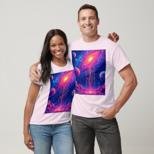 Kosmischer Tropfen: Süße Essenz der Galaxie T-Shirt