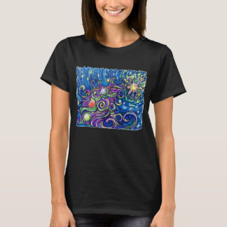 Kosmischer Weihnachtsbaum T-Shirt