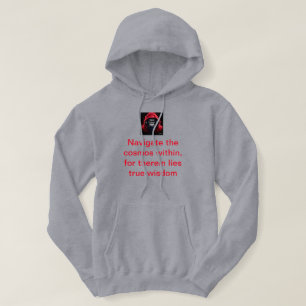 Kosmischer Weisheitsnavigator Hoodie