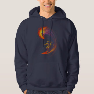 Kosmischer Wellenreiter Hoodie