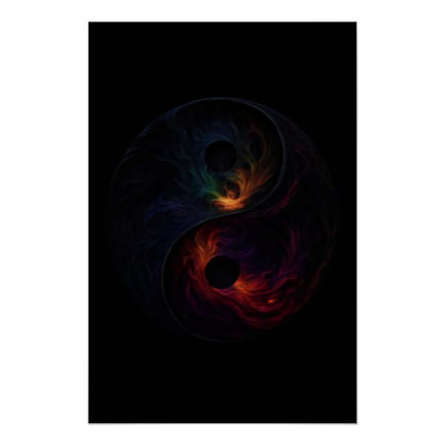 Kosmischer Wirbel Poster (Vorderseite)