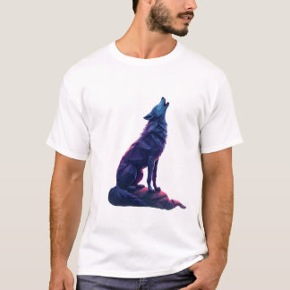 Kosmischer Wolf T-Shirt