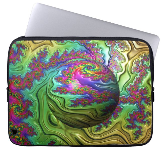 Kosmischer Wolkensturm Laptopschutzhülle (Vorderseite)