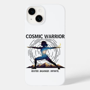 Kosmischer Yoga-Krieger   Galaxie-Körper-Pose Case-Mate iPhone 14 Hülle