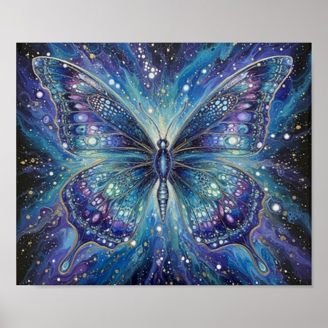 KosmischerSchmetterlingFantasy Poster (Vorne)