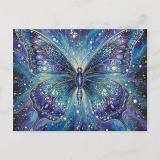 KosmischerSchmetterlingsFantasy Postkarte