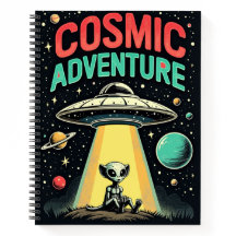 kosmisches Abenteuer Spiral Notebook