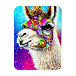 Kosmisches Alpaca Magnet