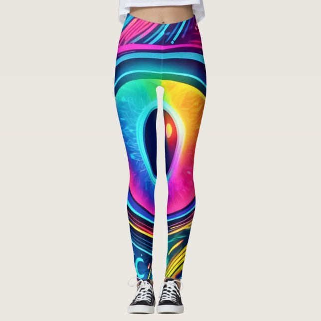 Kosmisches Auge der Träume Leggings (Vorderseite)