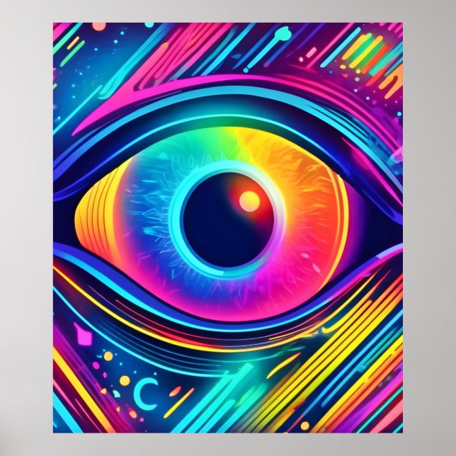 Kosmisches Auge der Träume Poster (Vorne)