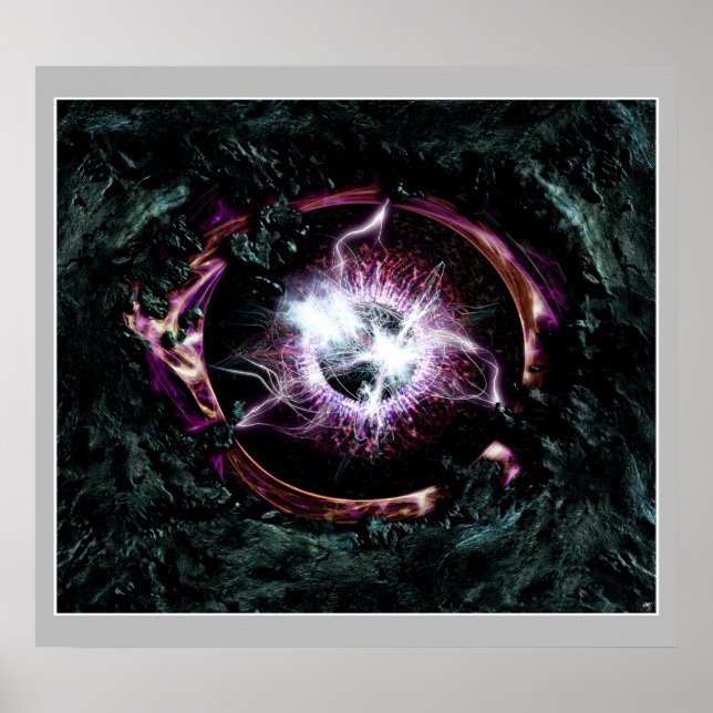 Kosmisches Auge Poster (Vorne)