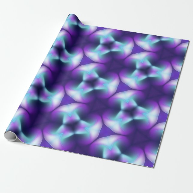 kosmisches Blau Geschenkpapier (Ungerollt)