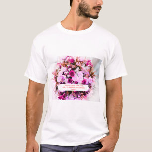 Kosmisches Blumtraum - Mystische Galaxie Botanik T-Shirt