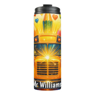 Kosmisches Busfahrer-Thermal-Tumbler Thermosbecher