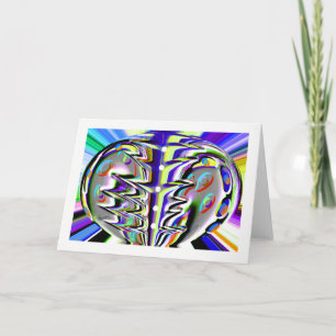 Kosmisches Chaos Feiertagskarte