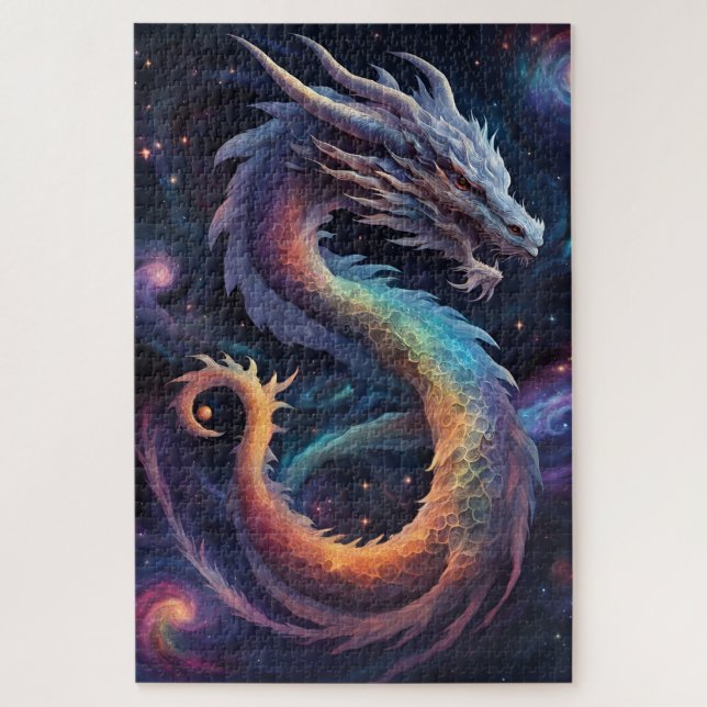 kosmisches Drachen-Puzzle  Puzzle (Vertikal)
