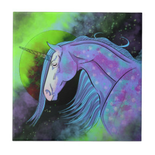 Kosmisches Einhorn 6 Fliese
