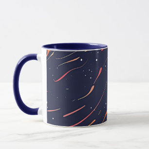 Kosmisches Flow-Kaffeetasse – Abstrakt Weltraum-In Tasse