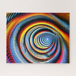 Kosmisches galaktisches Indigo wirbelnde Hypnose S Puzzle