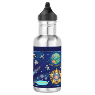 Kosmisches Galaxie Sternenstaub Map Kinder Wasserf Edelstahlflasche