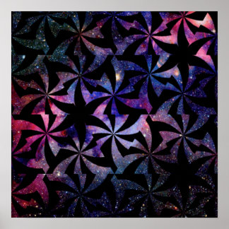 Kosmisches geometrisches Poster
