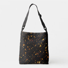 Kosmisches Gold Star Crossbody Tote Stylische Tasc Tragetaschen Mit Langen Trägern