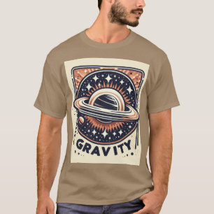 Kosmisches Gravity Emblem-T-Shirt T-Shirt