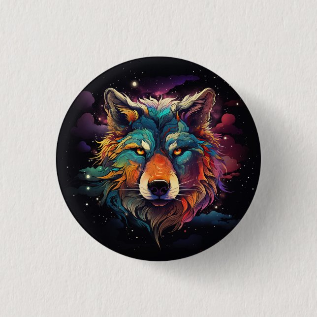 Kosmisches Howl Button (Vorderseite)