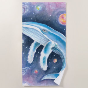 Kosmisches Humpback Strandtuch