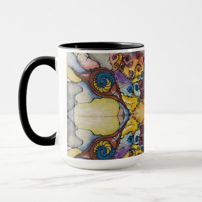 Kosmisches Kaninchen Tasse (Links)