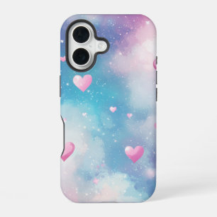 Kosmisches Liebes - Träumende Anime-Handyhülle iPhone 16 Hülle
