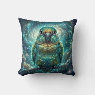 Kosmisches Lovebird-Galaxie-Wurfkissen Kissen