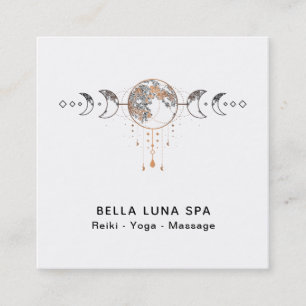 *~* kosmisches Mond-Universummondshaman-Monde Quadratische Visitenkarte