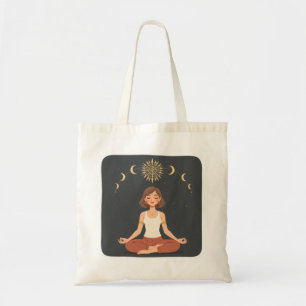 Kosmisches Mondphasen-Meditations-Yoga-Tasche Tragetasche