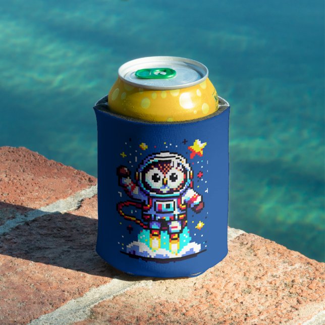Kosmisches Owl: 8-Bit-Space-Explorer Dosenkühler (In Situ Pool)