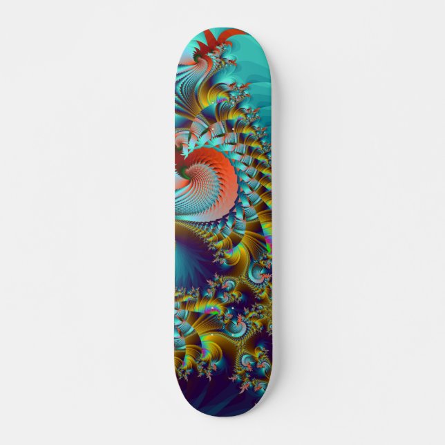Kosmisches Phunk Skateboard (Vorne)