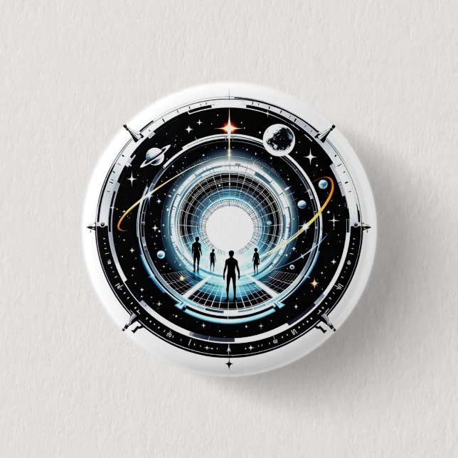 Kosmisches Portal Button (Vorderseite)