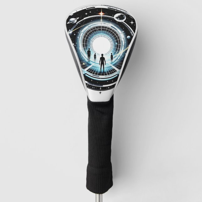 Kosmisches Portal Golf Headcover (Vorderseite)