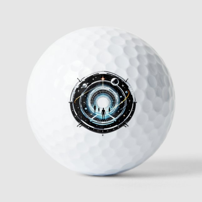 Kosmisches Portal Golfball (Vorderseite)